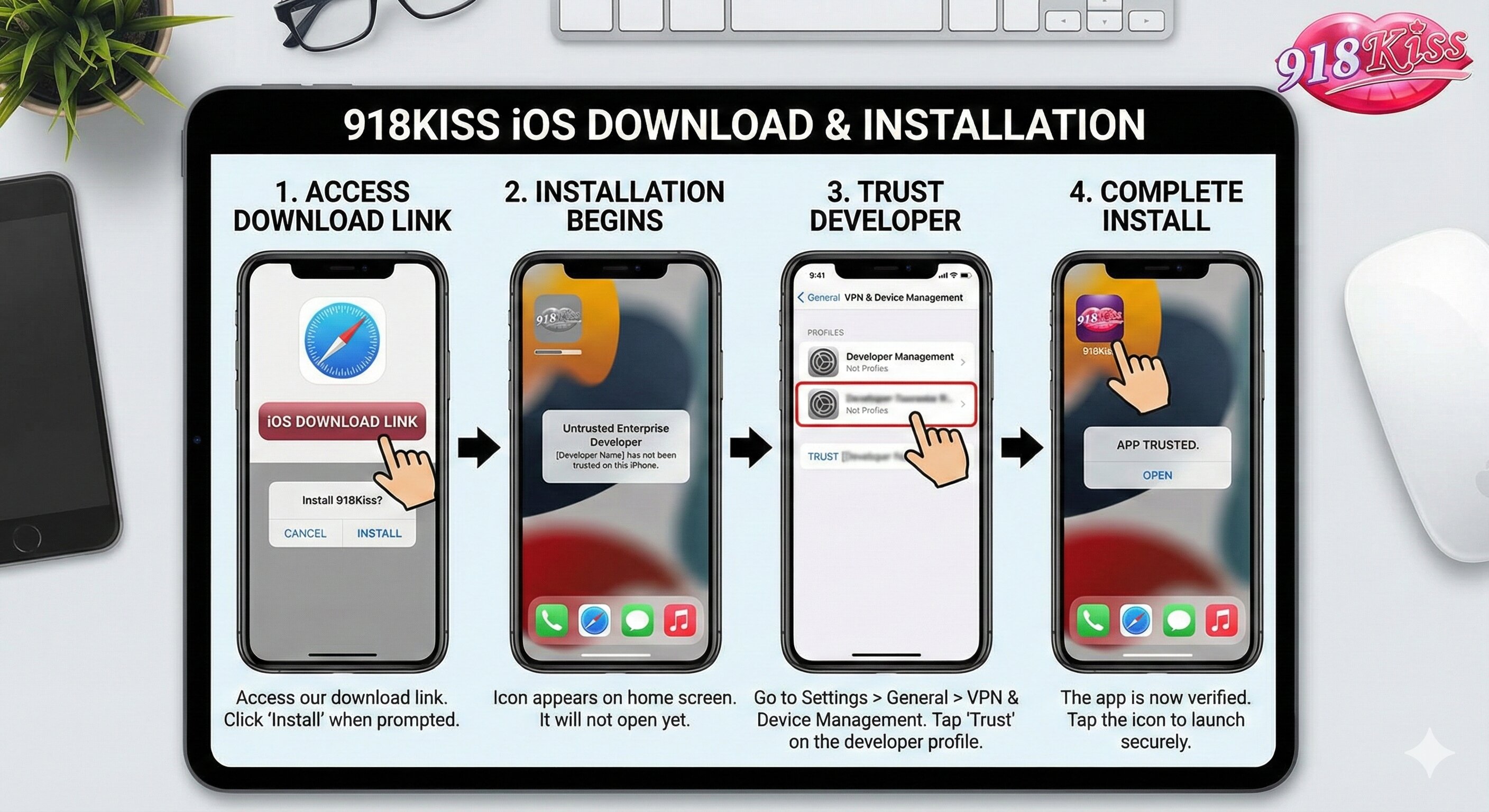 918kiss original ios file download and installation guide